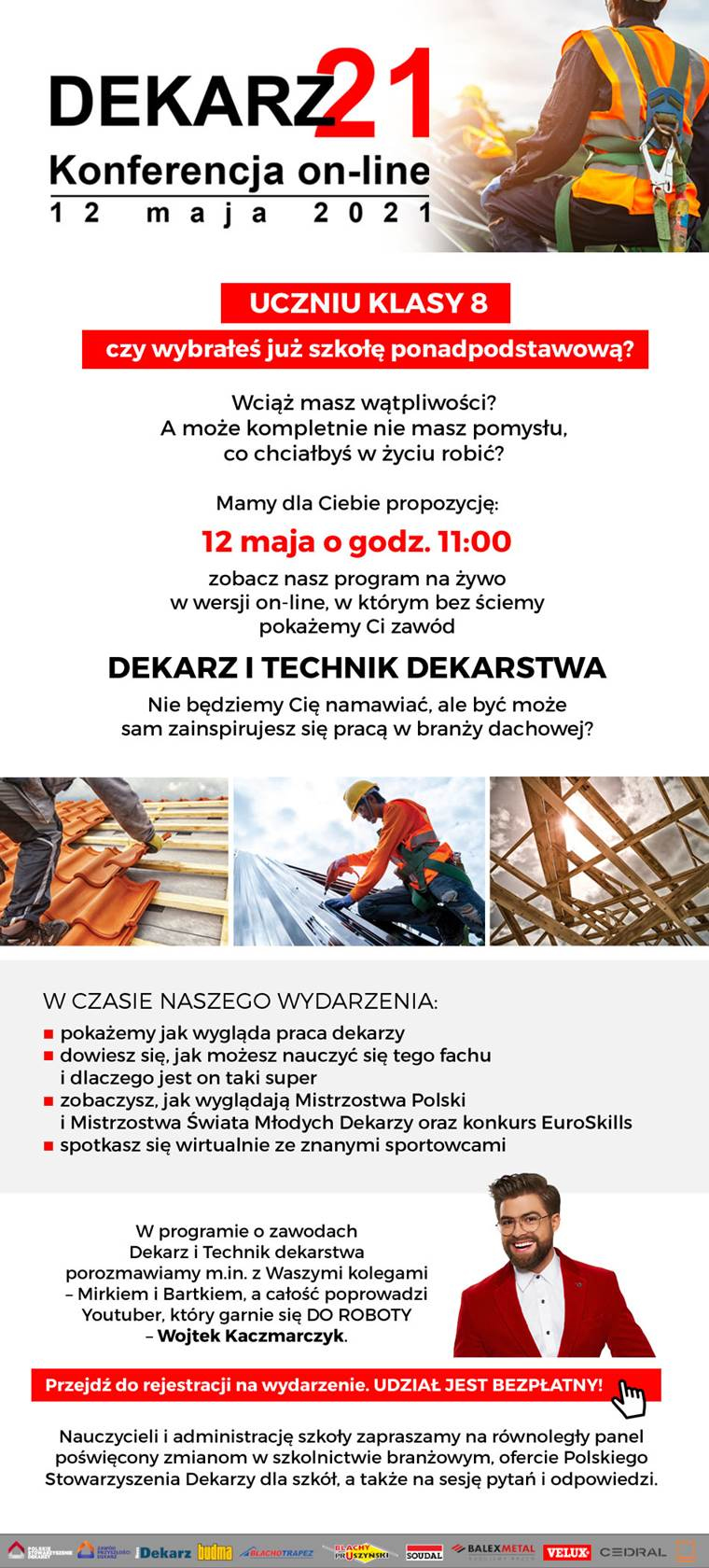 Projekt Zawód Przyszłości Dekarz dla Szkół