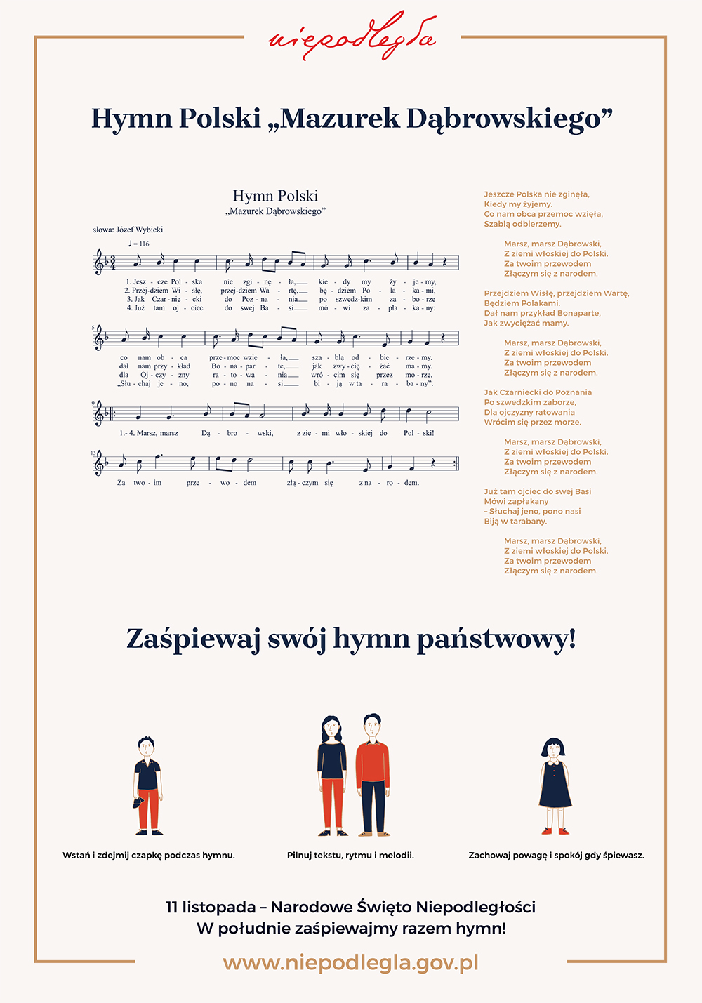 Symbole Narodowe Hymn Polski