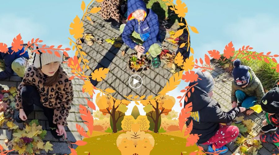 Jesienna wyprawa po liście i tworzenie mandali